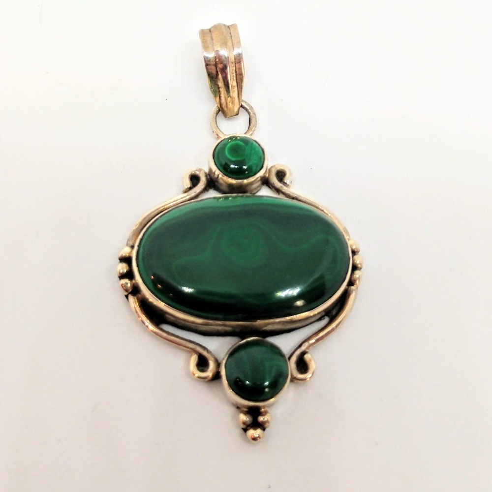 Malachite Sterling Pendant